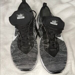 Nike Flyknit Men's Black and White Athletic Shoes